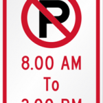 No Parking Signs Help in Keeping Your City Clean!