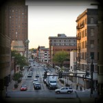 No parking meters in downtown Aurora