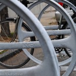 NYC uses bike corrals to protect bikes from traffic